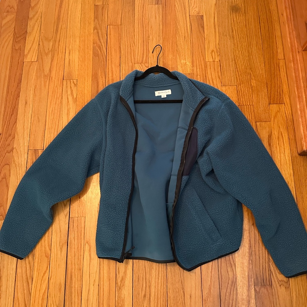 Blueish Teal Fleece Jacket